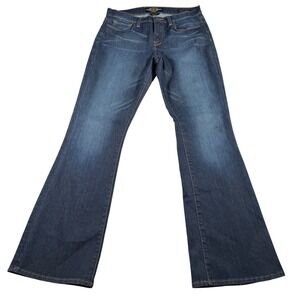 Lucky Brand Sofia Boot Jeans Womens 12/31 (FITS 32x32) Blue Dark Wash Mid Rise